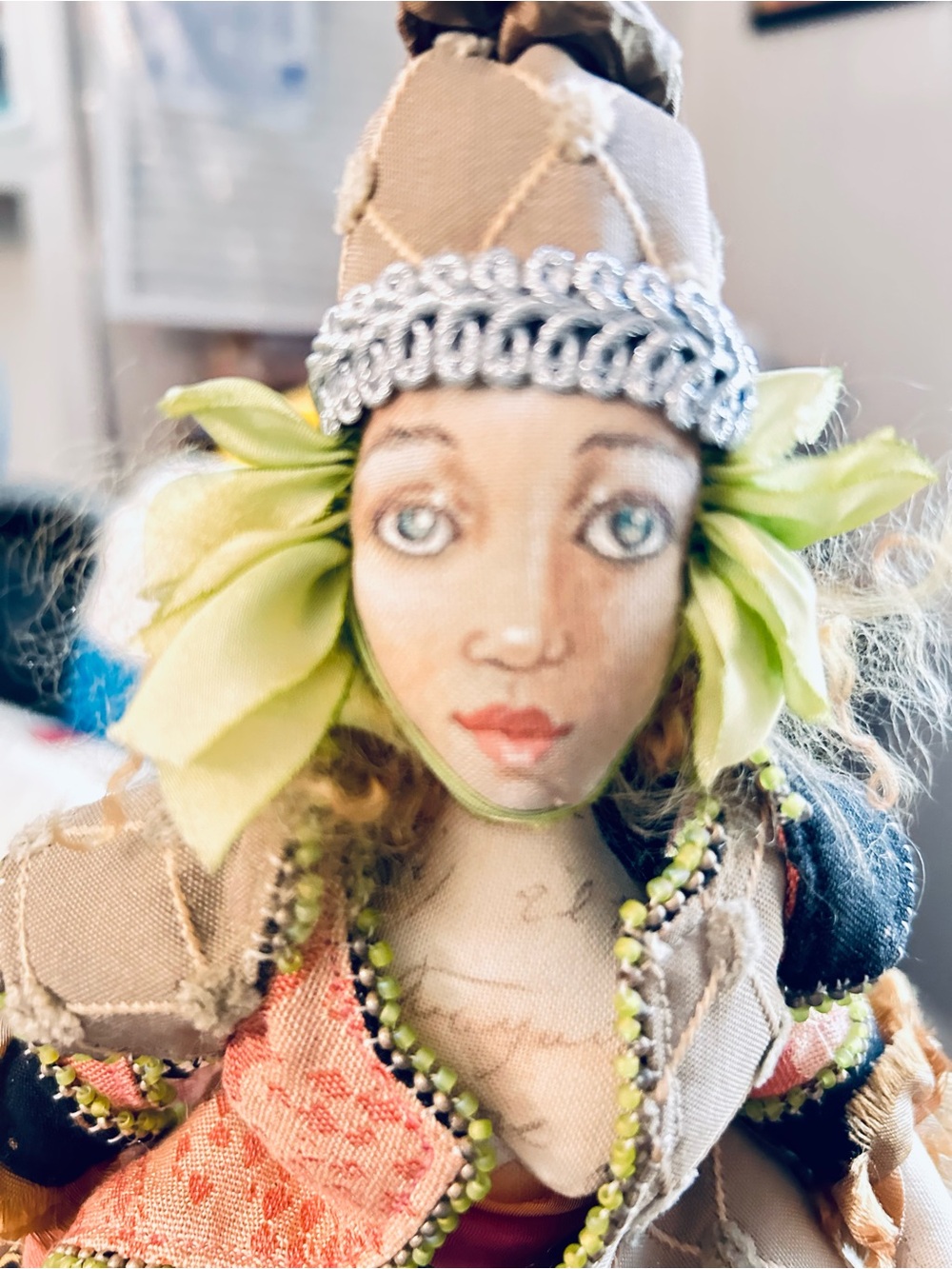 Vintage handmade art doll